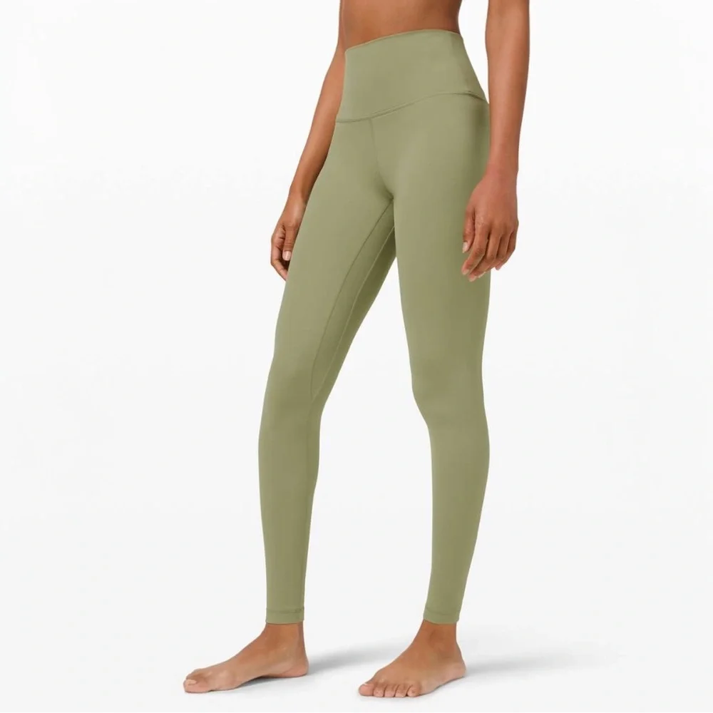Lululemon Align High Rise Pant 28” Rosemary Green Size 8 Nulu Yoga - Picture 1 of 16